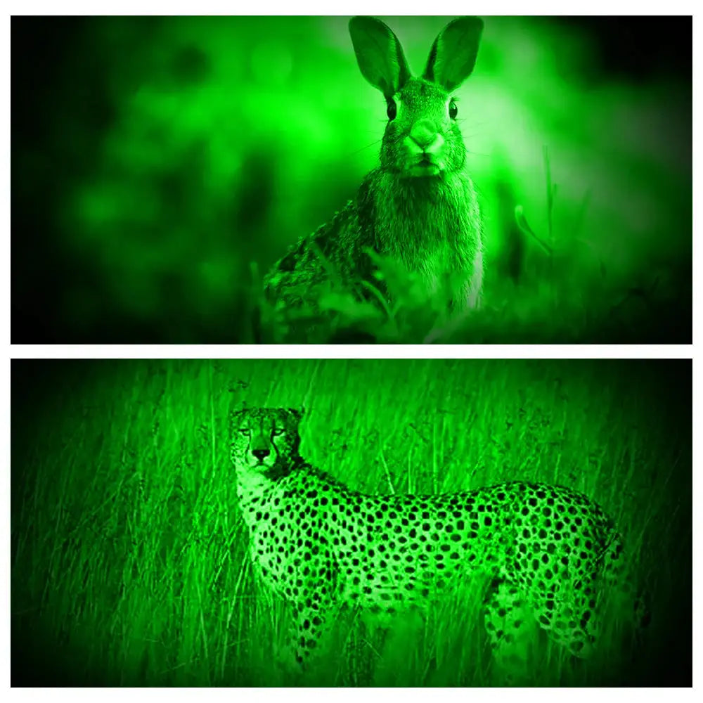 Headlamp Green/Red/UV395nm+White Dual Light Rechargeable Fixed Focus Waterproof 4Modes Headlight Hunting Camping Hiking Working - Lootquake