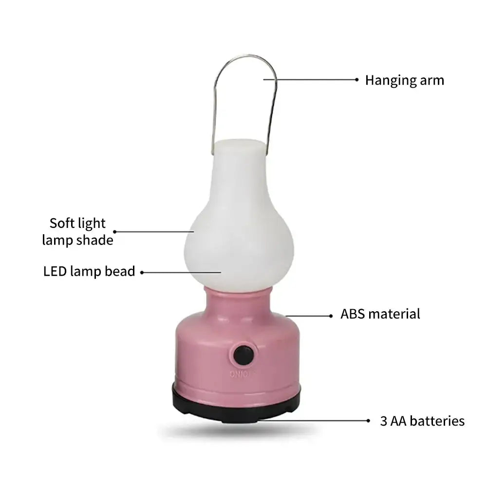 Portable Camping Lights Waterproof Outdoor Camp Lamp 2 Lighting Modes Tent Lamp for Hiking Climbing Yard - Lootquake