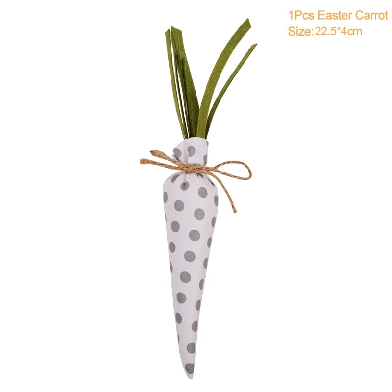 3/1pcs Nov Woven Easter Carrots Ornaments Hanging Pendant for Easter Home Decorations Supplies 2023 Kids Easter Favors Gifts Toy - Lootquake