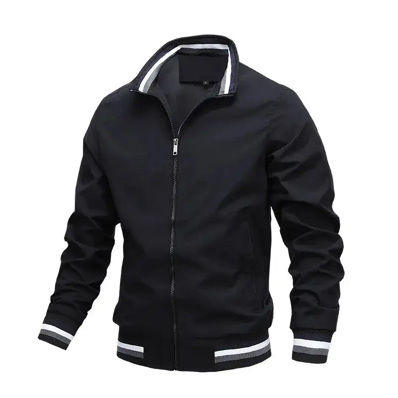 Fashion Men’s Windbreaker Jacket White Casual Jacket Men Outdoor Waterproof Sports Coat Spring Summer Bomber jacket Men Clothing - Lootquake