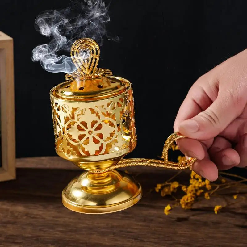 Difusor de fragancias de cristal estilo marroquí con forma de linterna árabe nocturna, candelabros de lujo para decoración del hogar.