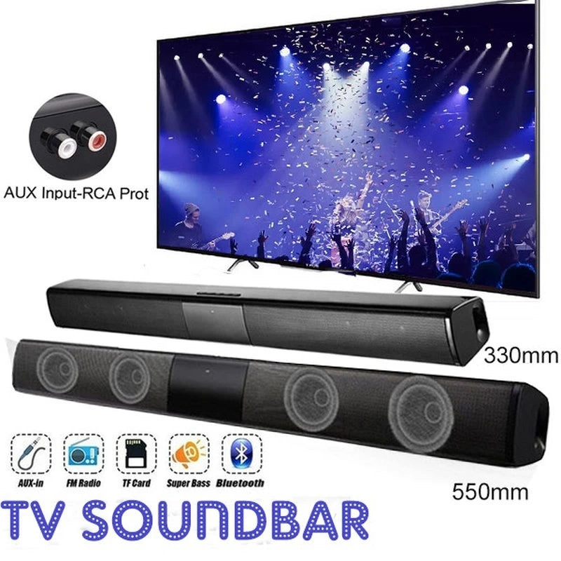 Sistema de sonido para cine en casa, altavoces Bluetooth para TV, barra de sonido, subwoofer, radio, centro de música, radiocasete, columna, gran oferta