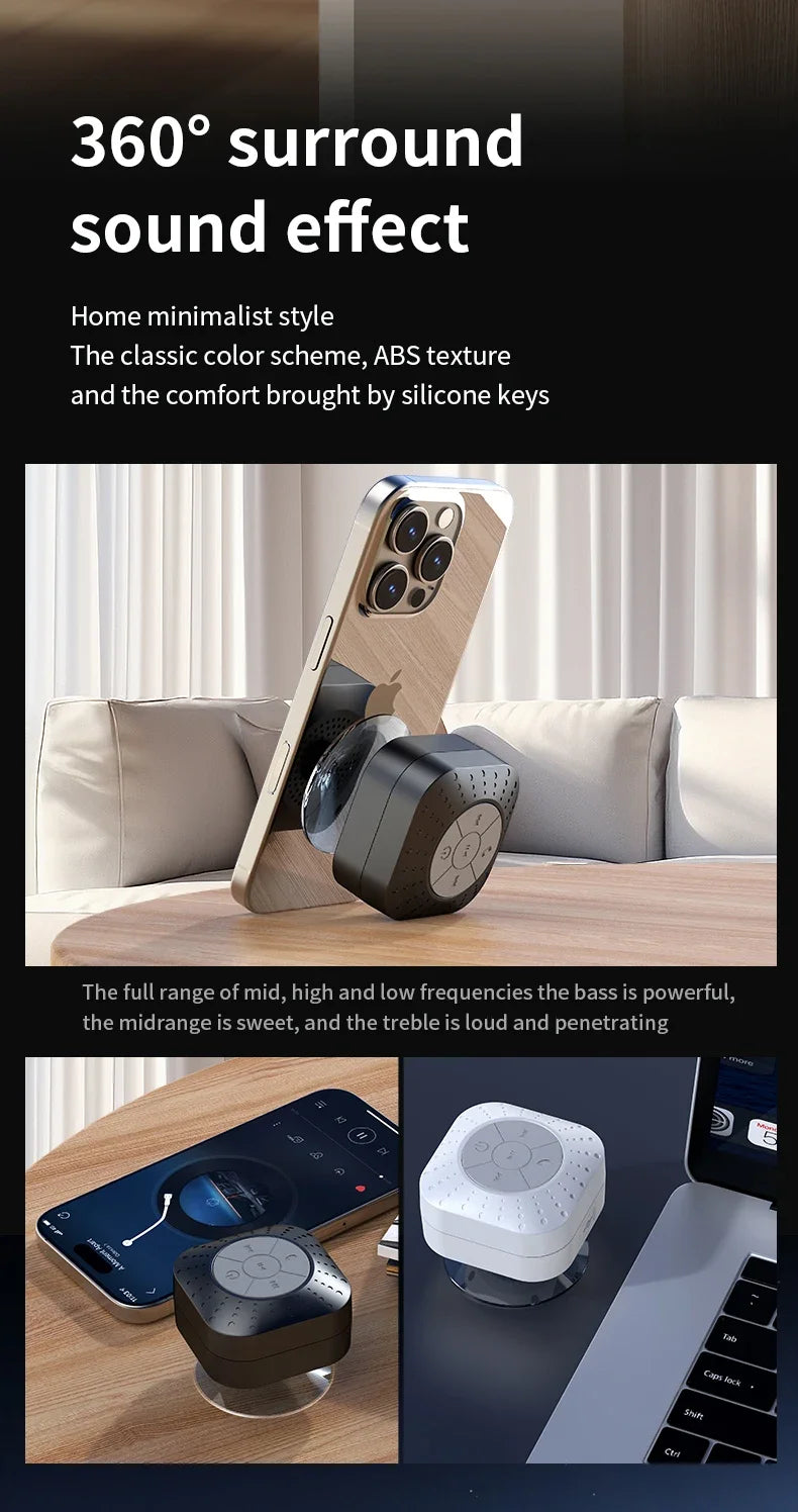 Altavoz Bluetooth inalámbrico, portátil, estéreo, envolvente, subwoofer, para exteriores, minialtavoz Bluetooth pequeño.
