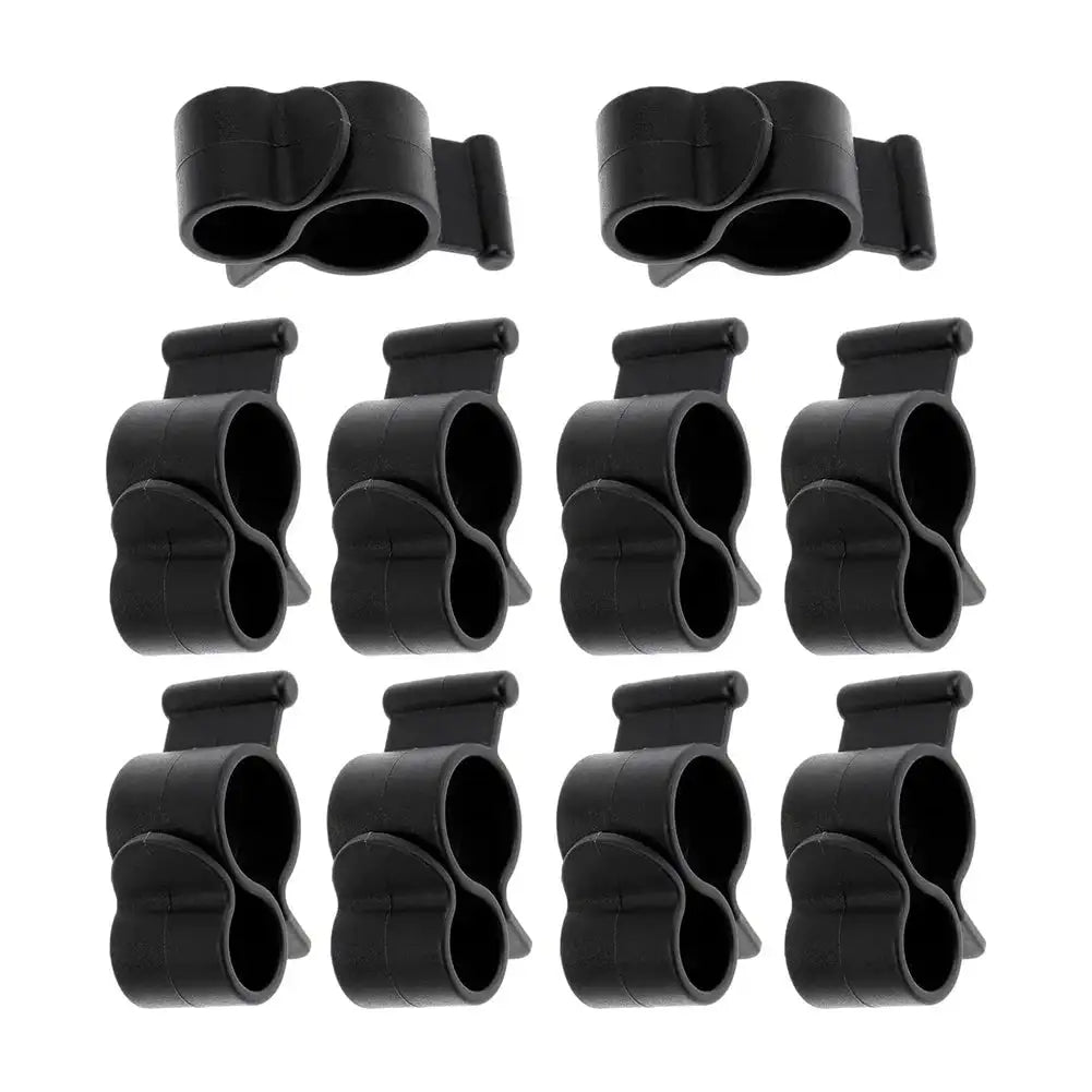 10 Pcs Camping Awning Hooks Clips RV Tent Hangers Light Hanger For Caravan Camper Multi Use RV Traveling Tent Clip Light Hanger - Lootquake