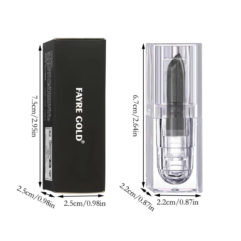 Rouge à lèvres pailleté waterproof, brillant à lèvres noir sexy, teinte brillante, cosmétiques, maquillage pour les lèvres d'Halloween