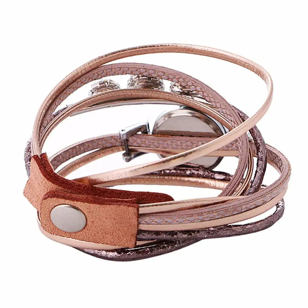 Ladies Watch Circle Diamond Table Student Fashion Bracelet Women's Watch Women's Watches - Lootquake