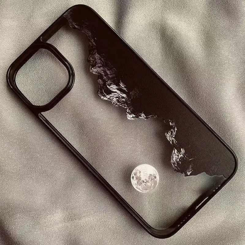 Sunset Scenery Hard Clear Phone Case