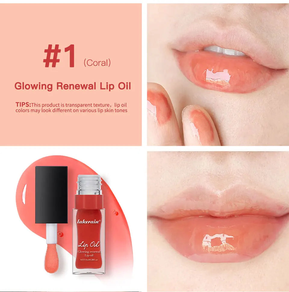 Elf Lip Oil Transparent Ice Velvet Lip Glaze Matte Matte Pigment Lipstick Lip Gloss Student Affordable Makeup 7Colors Lip Oil