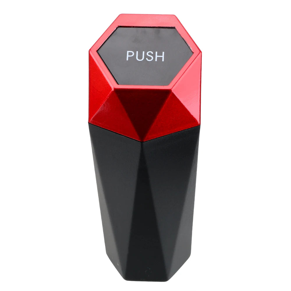 Car Trash Can Mini Garbage Bin Portable Car Dustbin with Lid Leak-proof Auto Trash Bin for Automotive Car Home Bedroom Office