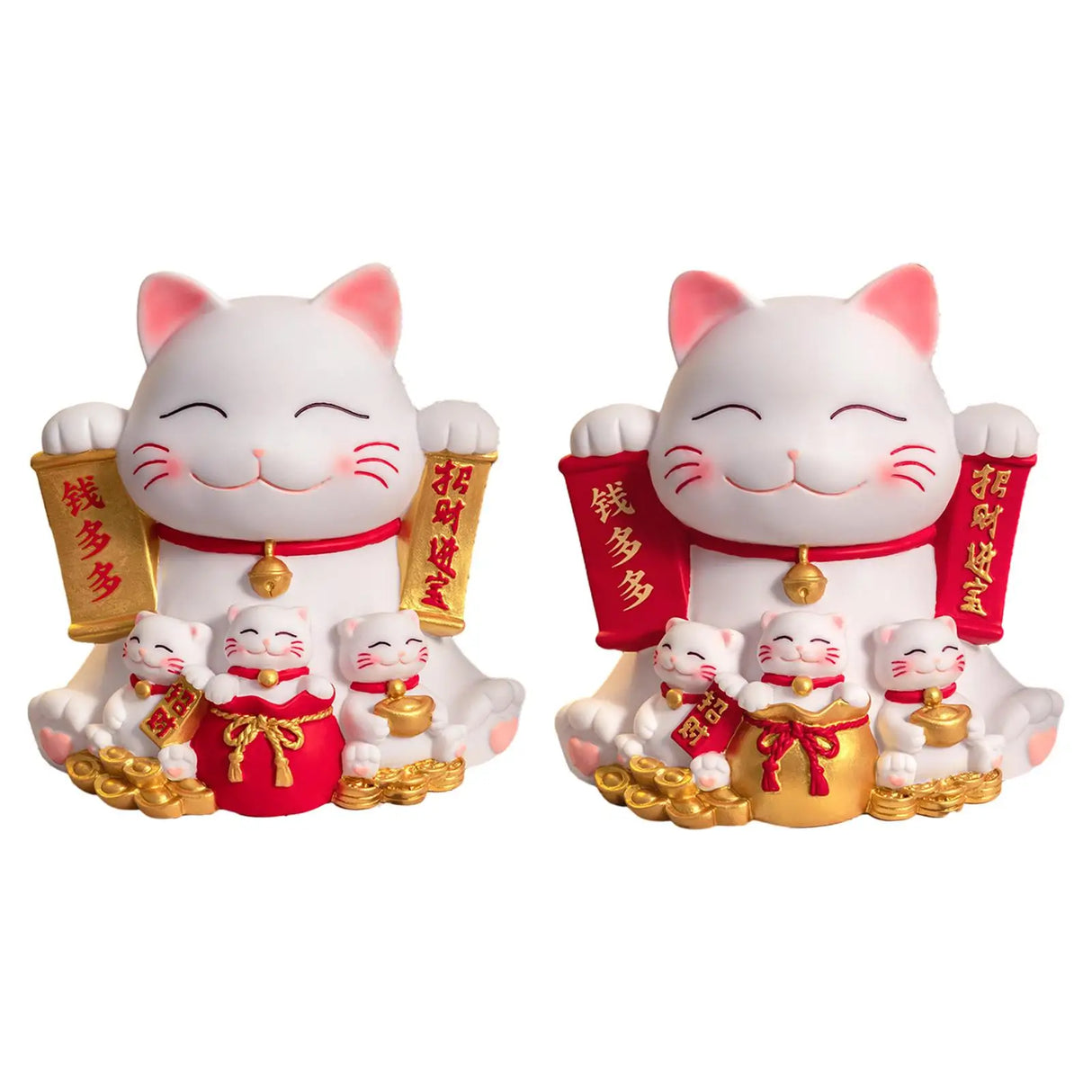 Maneki Neko Cat Piggy Bank Animal Statue Cat Figurine Piggy Bank for Chinese New Year Gift Home Decoration Easter Gifts Kids - Lootquake
