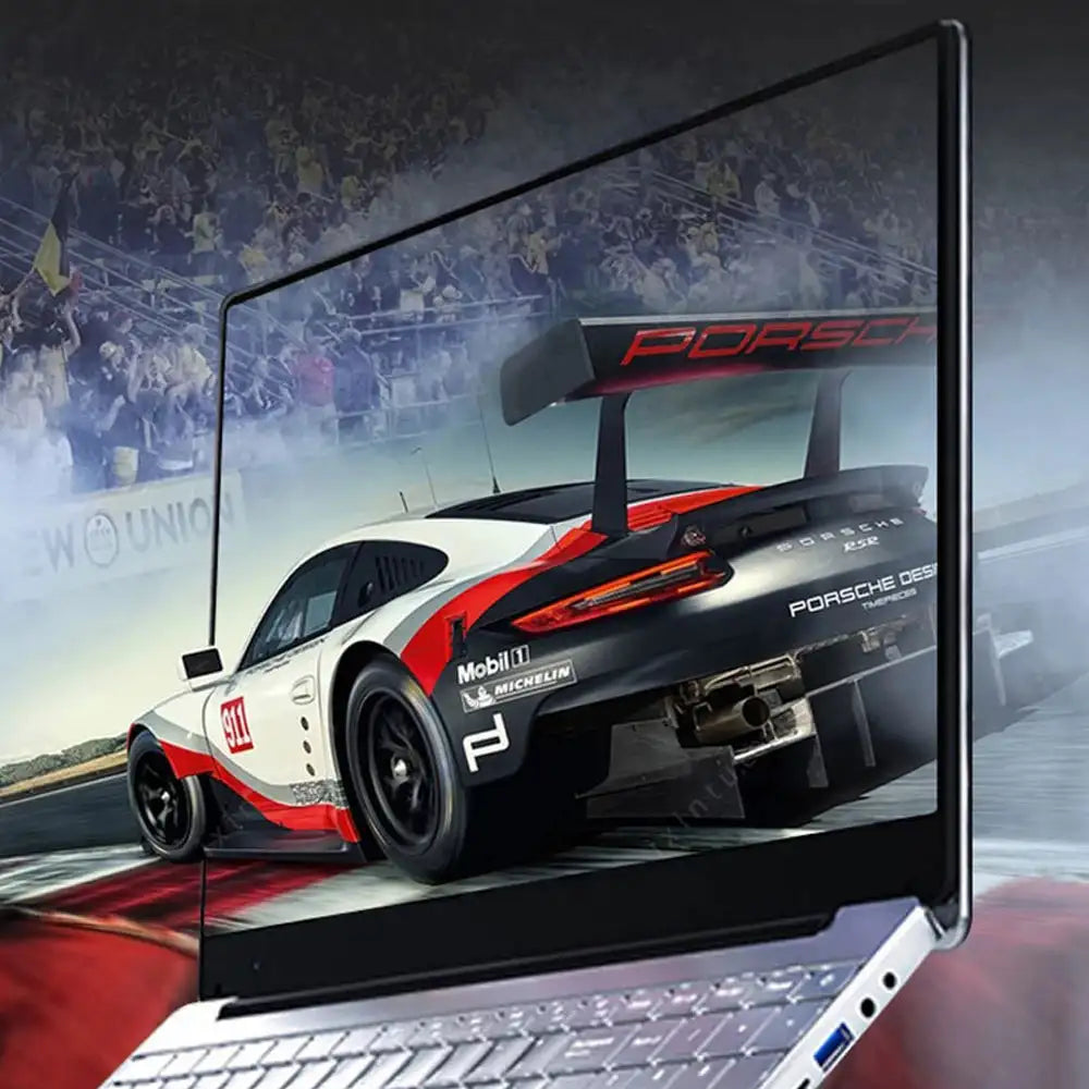 Russian keyboard 15.6 Inch DDR4 16GB RAM Intel Celeron N5095 WiFi Business Office Online Class Notebook Window 10 - Lootquake