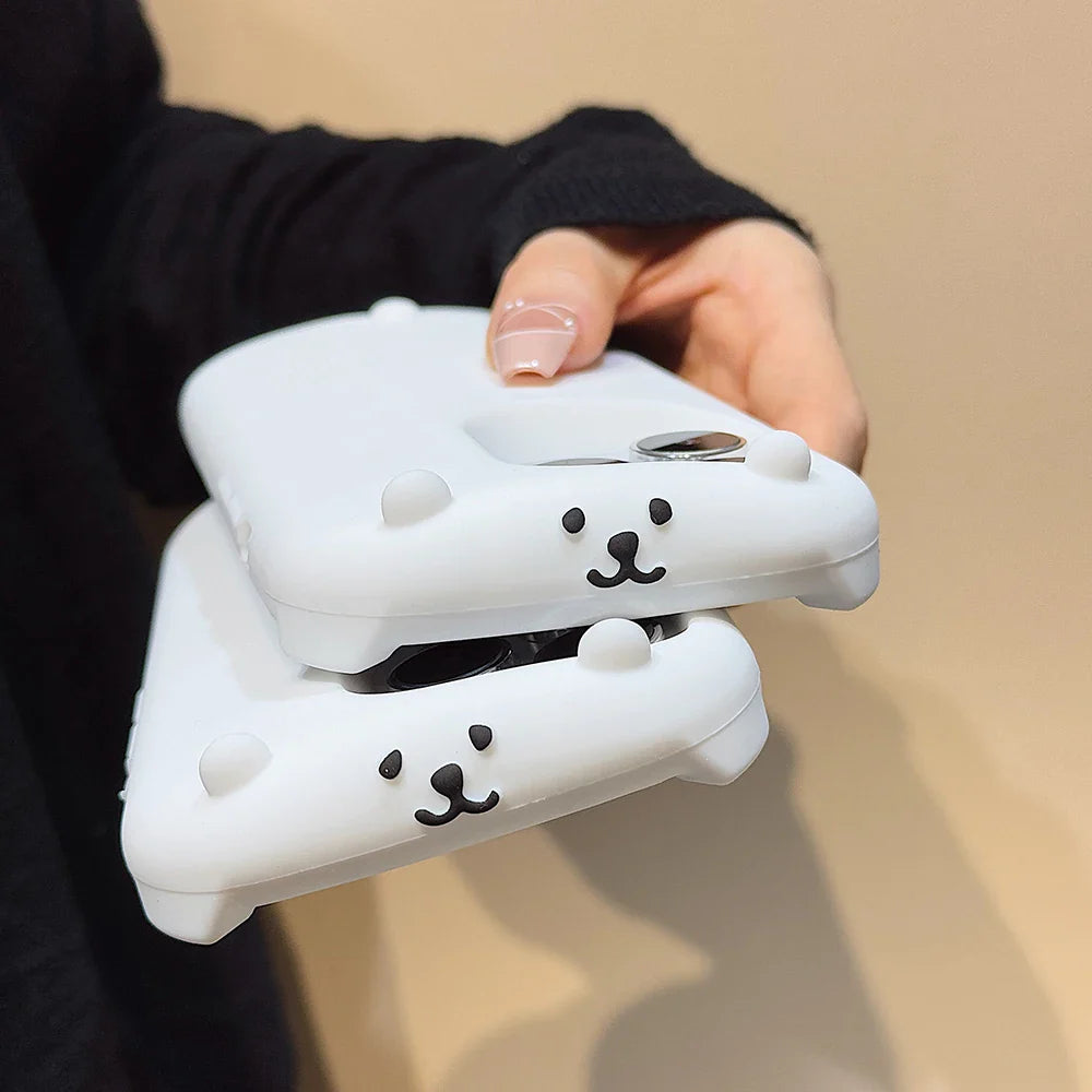 Funny 3D Cartoon Sleep Nagano Bear Phone Case