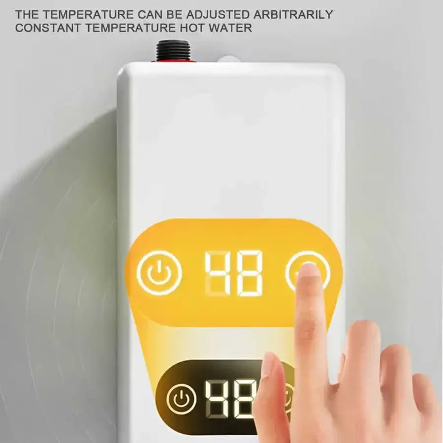 Chauffe-eau électrique instantané 220 V 4 500 W, fonction mémoire, conversion de fréquence, température constante