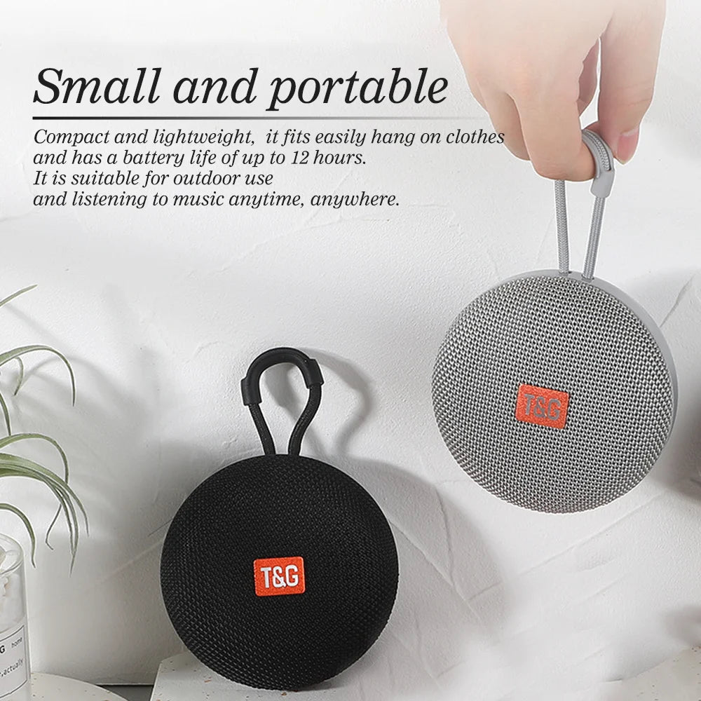 Altavoz Bluetooth TG352 portátil e inalámbrico, minicaja de música para exteriores, ideal para camping, senderismo, smartphone, PC, coche y tableta.
