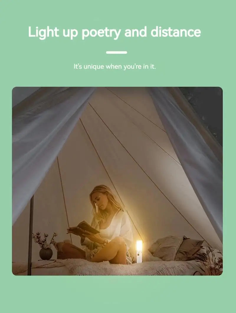 Protable Rechargeable Camping Light Tent Chandelier Ultra Long Life Multi-function Flashlight Folding Hand Lamp - Lootquake