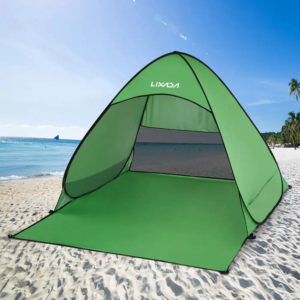 Lixada Automatic Instant Pop Up Beach Tent Lightweight Outdoor UV Protection Camping Fishing Tent Cabana Sun Shelter - Lootquake