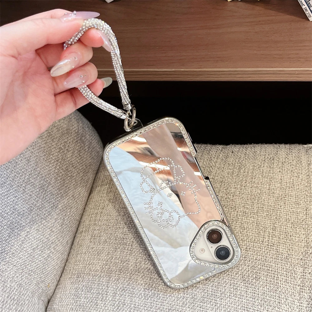 Luxury Bling Glitter Diamond Plating Hello Kitty Phone Case