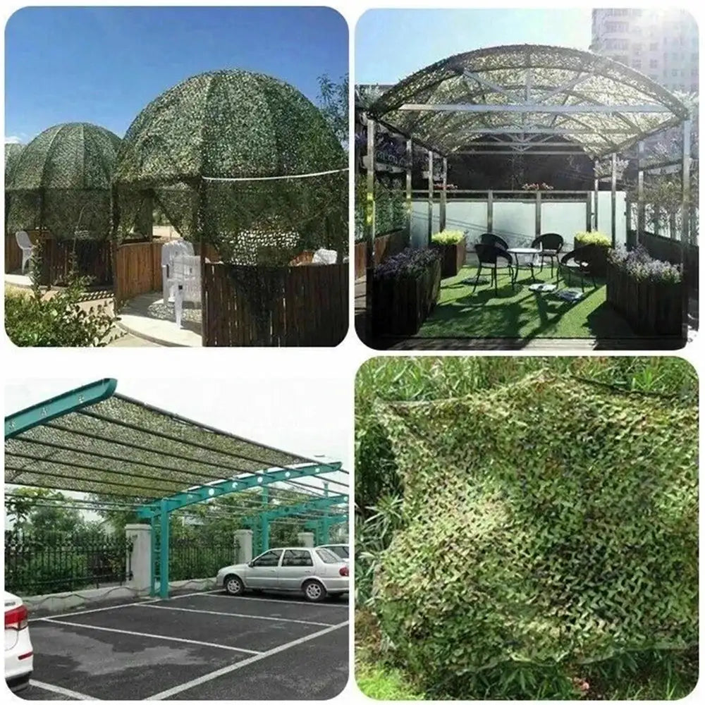 Military Camouflage Net Camouflage Net Military Net Shade Net Hunting Garden Car Outdoor Camping Shade Tent 2x2m/3x6m4x5m - Lootquake