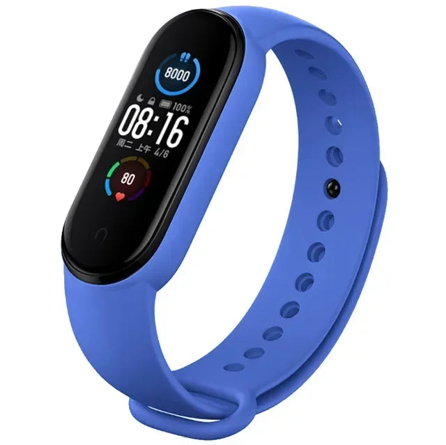 Watch Strap For Xiaomi Mi Band 7 6 5 4 3 Wristband Silicone Bracelet Wrist Straps MiBand 3/4 band5 band6 Smartwatch Accessories - Lootquake