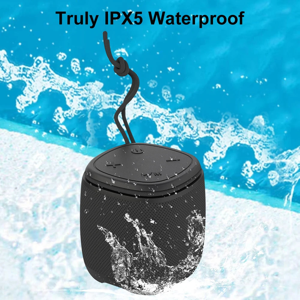 Altavoces Bluetooth portátiles, altavoz inalámbrico impermeable PX7, sonido HD, hasta 12 horas de reproducción, emparejamiento TWS, para casa, fiesta y exterior.