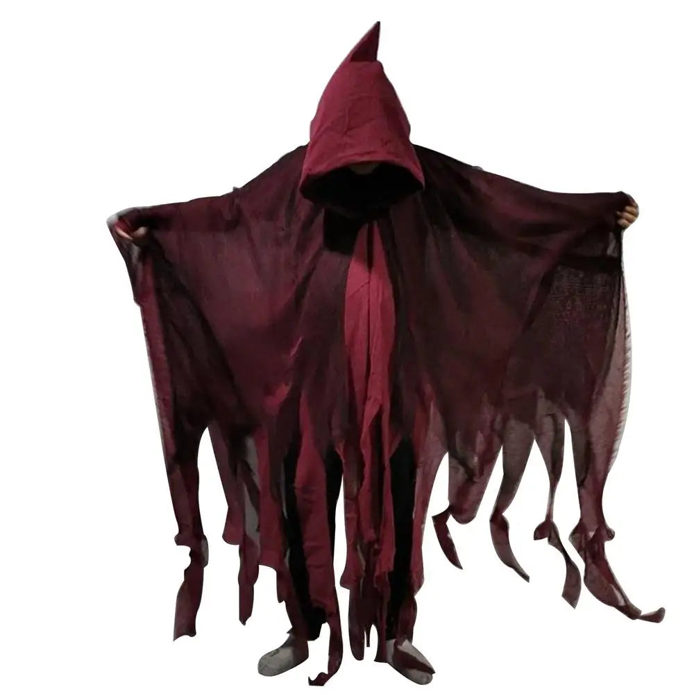 Halloween Cape Unisex Halloween Ghost Dementors Cosplay Costume Horror Dress Up Cape Halloween Horror Costume Cloaks Props