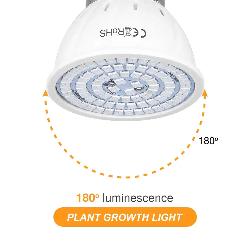 60/126/200 LED Grow Light Bulbs E27 Full Spectrum Grow Lamp Red Blue LED For Plants Indoor Hydro Flower Veg Grow Tent Phytolamp - Lootquake