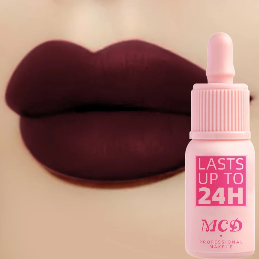 Brillo de labios de lujo: brillo de labios duradero, resistente al agua y humectante, aceite de tinte labial de alta pigmentación, maquillaje de belleza esencial para