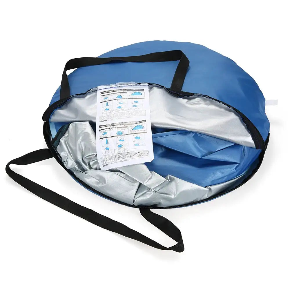 Tienda de campaña automática emergente para playa Lixada, ligera, para exteriores, con protección UV, para acampar y pescar, refugio solar tipo cabaña