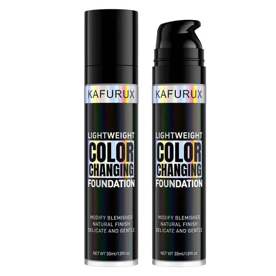 1PC Magic Color Changing Foundation Liquid Soft Matte Long Lasting Hydrating Makeup Base Cream for All Different Skin Tone