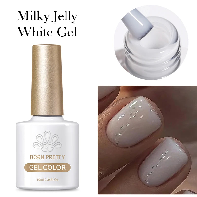 BORN PRETTY 10ml Reflective Glitter Gel Nail Polish Carat Mirage Sparkling Color Shine UV LED Soak Off Semi-Permanant Varnish