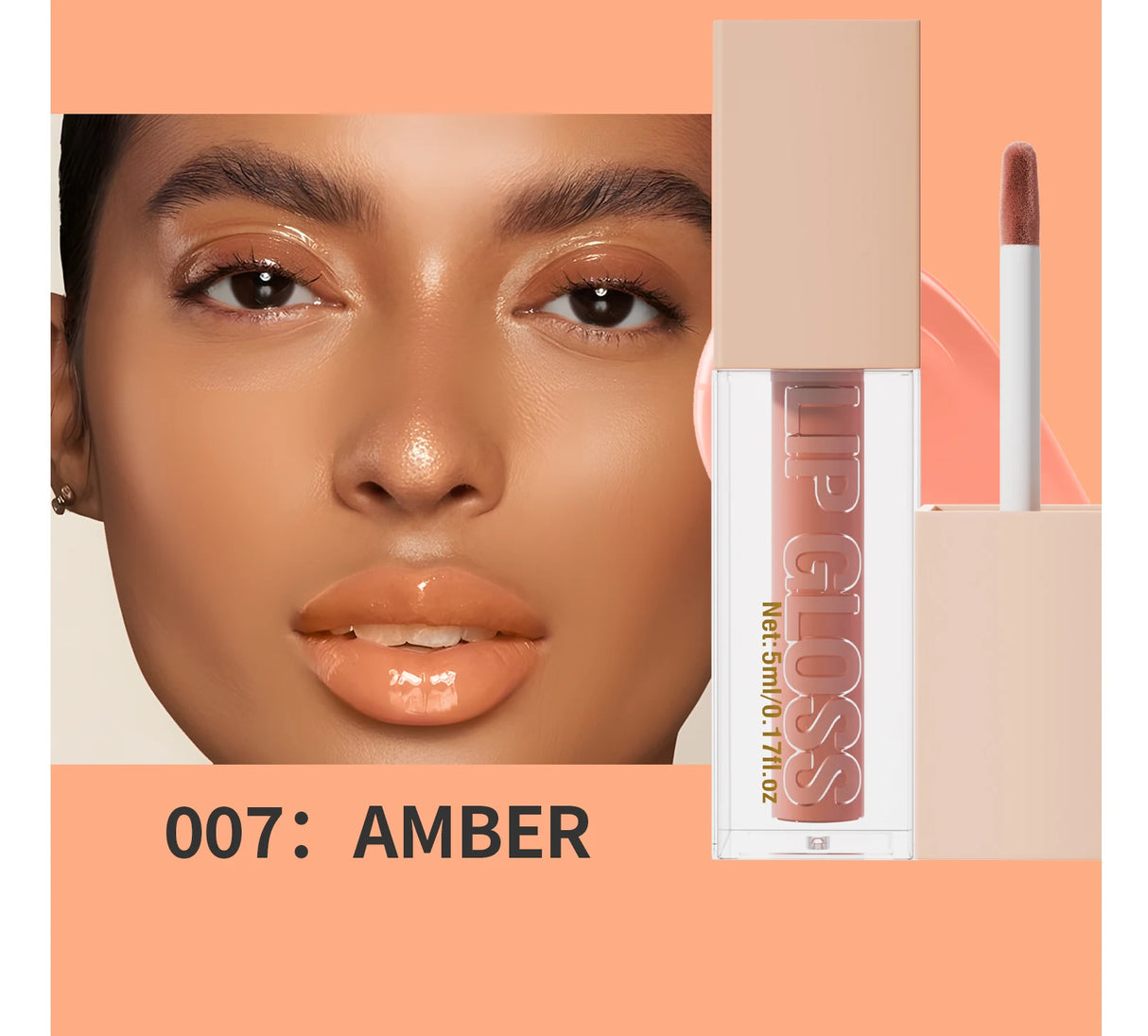 8 Color Non-stick cup Velvet Satin Gloss Lip glaze Mist Liquid matte lipstick Waterproof long-lasting color liquid