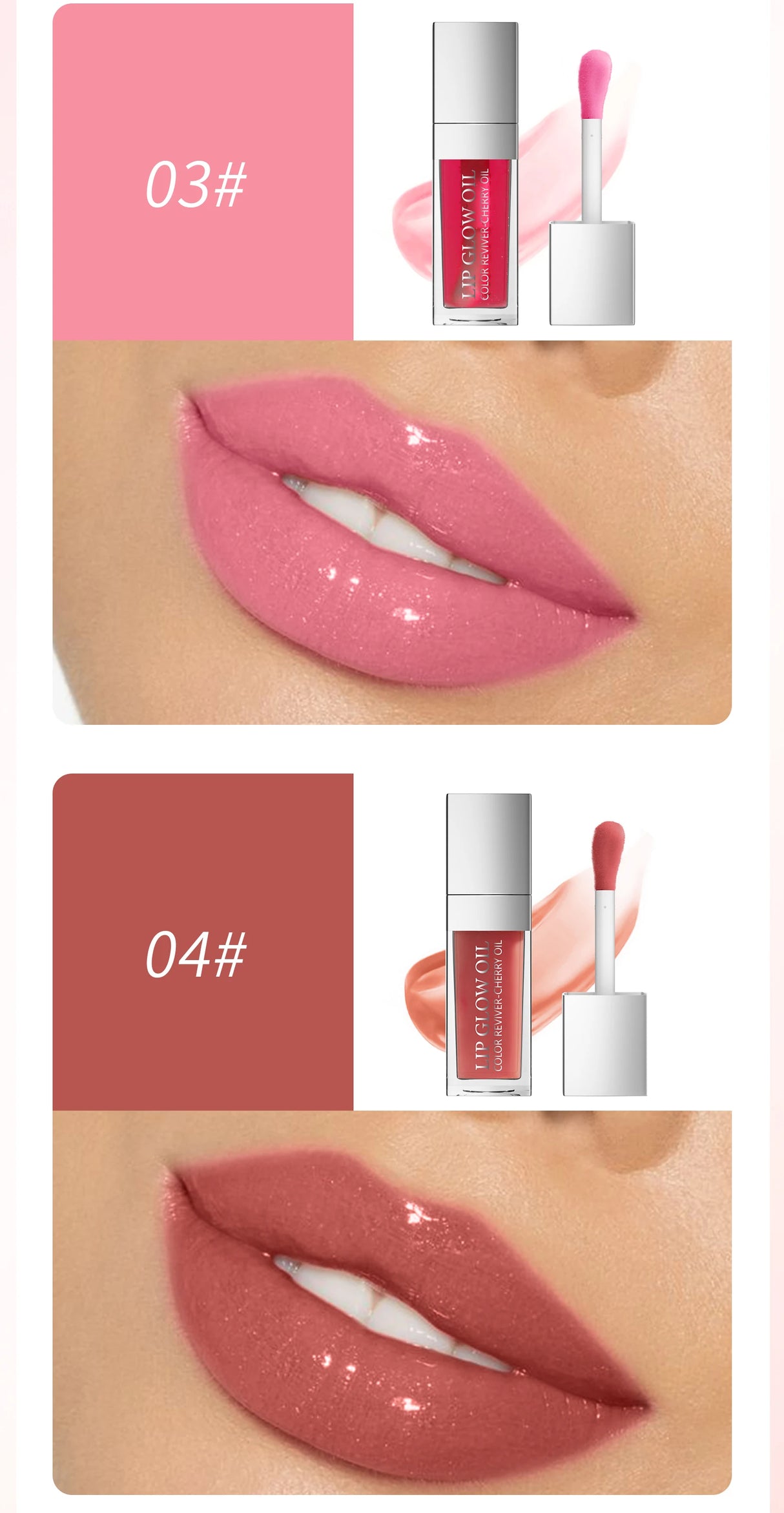 Crystal Jelly Moisturizing Lip Oil Plumping Lip Gloss Makeup Sexy Plump Lip Glow Oil Tinted Lip Plumper