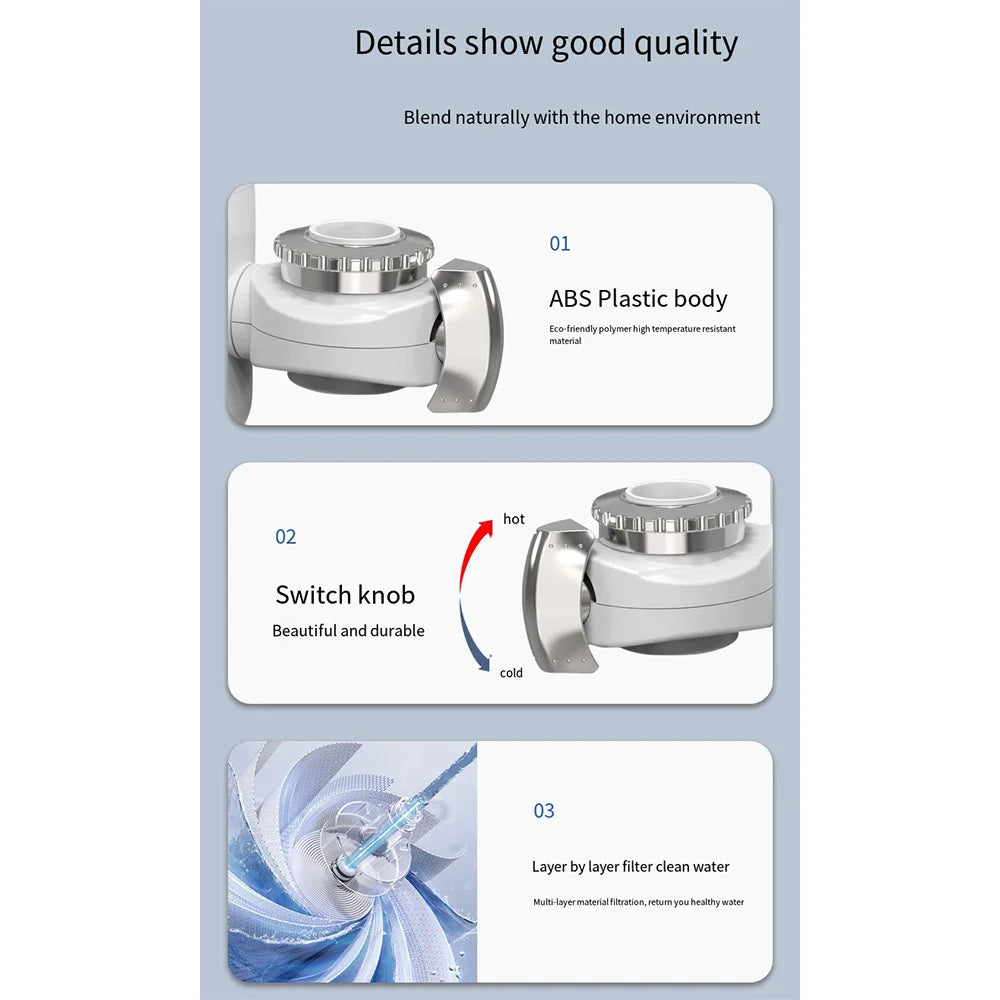 Chauffe-eau électrique instantané 3000 W, mini robinet de chauffage 220 V 110 V, affichage numérique, pour cuisine et salle de bain