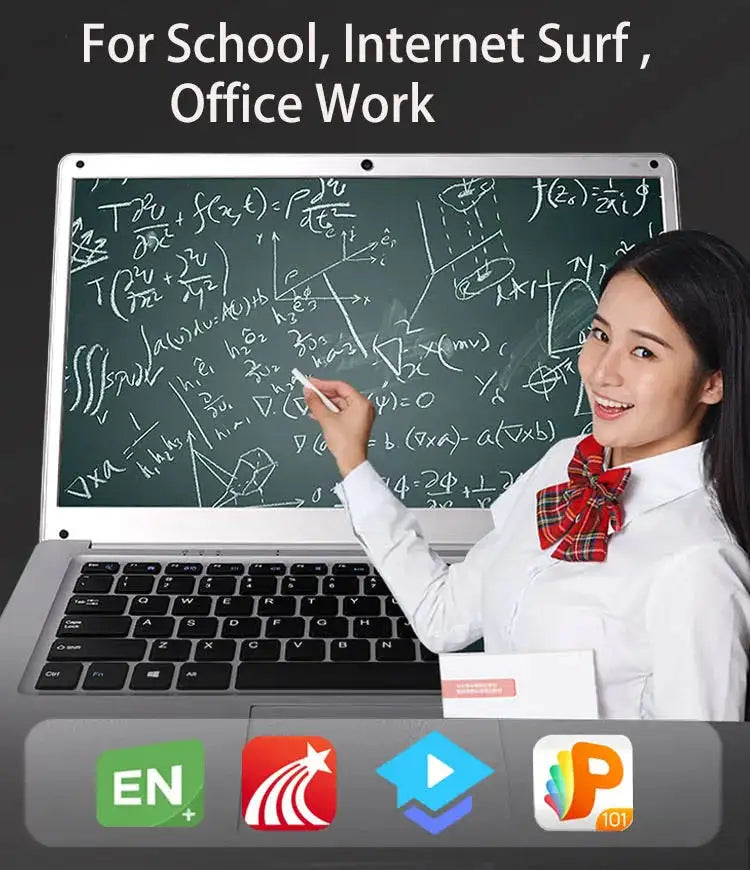 14 inch Cheap Windows 10 Laptop Notebook Student Laptops WiFi Bluetooth Camera Computer - Lootquake