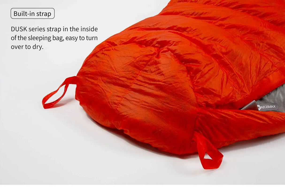 AEGISMAX Wind Hard Dusk Upgrade 7D Nylon DWR 800FP Ultra Dry Down Pro Ultralight Sleeping Bag Camping and Hiking for Men & Women - Lootquake