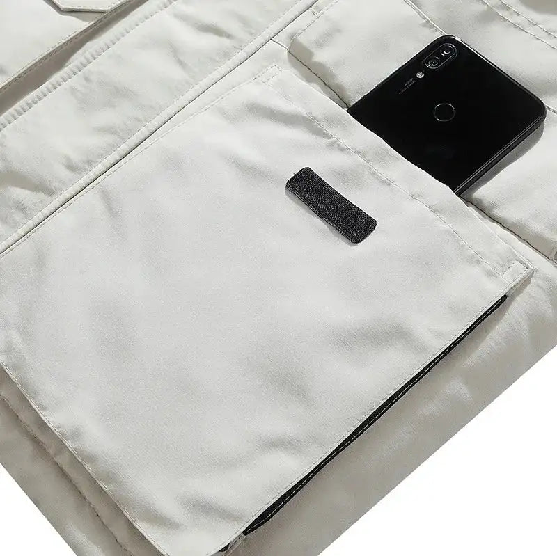 New Men Parkas Coat Windbreaker Big Pockets Wholesale Winter Parkas Men Thicken Coat Fur Hooded Jacket Overcoat Keep Warm Male - Lootquake