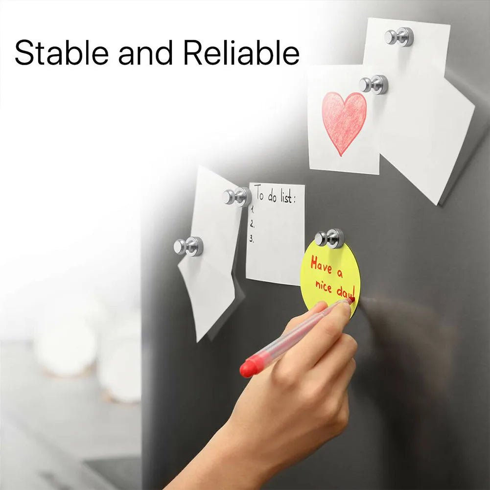 10/20 imanes de neodimio para tableros magnéticos, imanes cónicos superfuertes para nevera, herramientas de almacenamiento para el hogar.