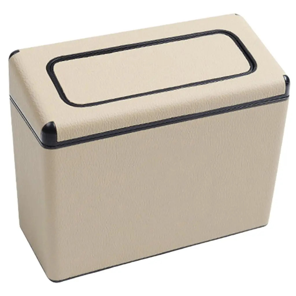 Car Trash Can with Lid Large Capacity Car Accessories Trash car Garbage Dustbin Car Office Organization