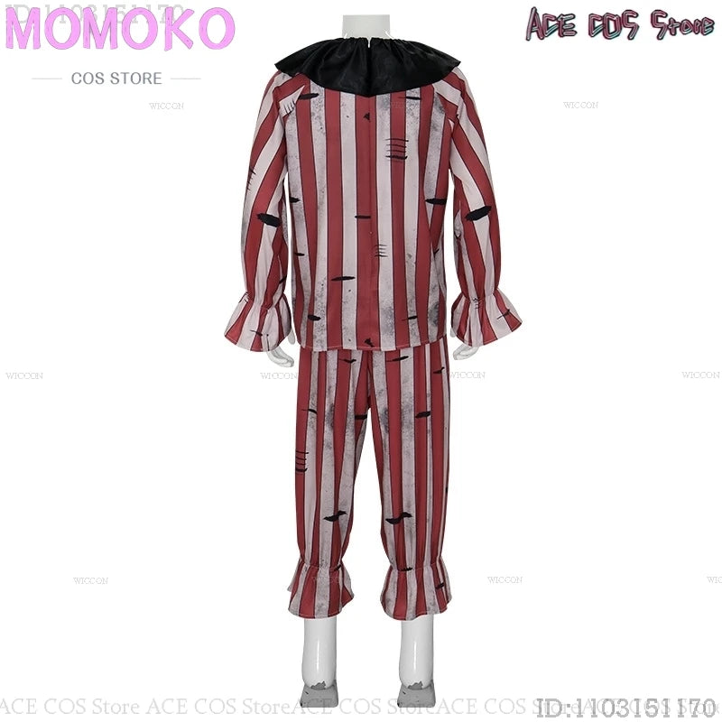 Halloween Horror Scary Clown Nightmere Party Creepy Killer Clown Cosplay Costume Red Wig Party Carnival Women Masquerade Outfit