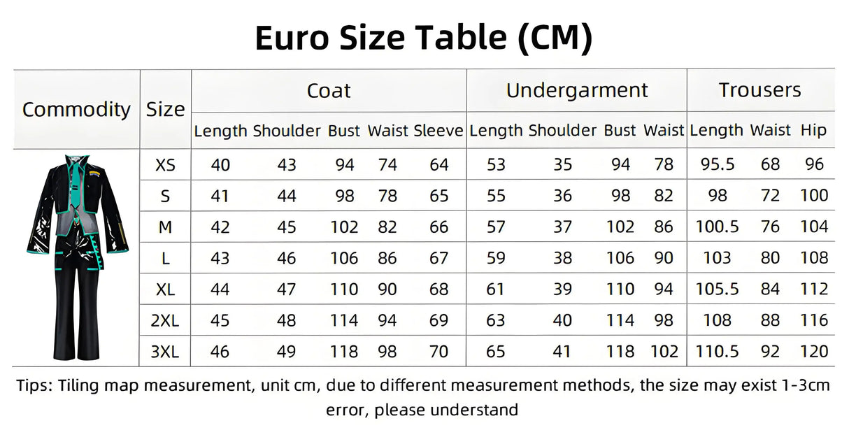 Halloween Comic Costume Men's version of cosplay anime role playing dance platform clothes