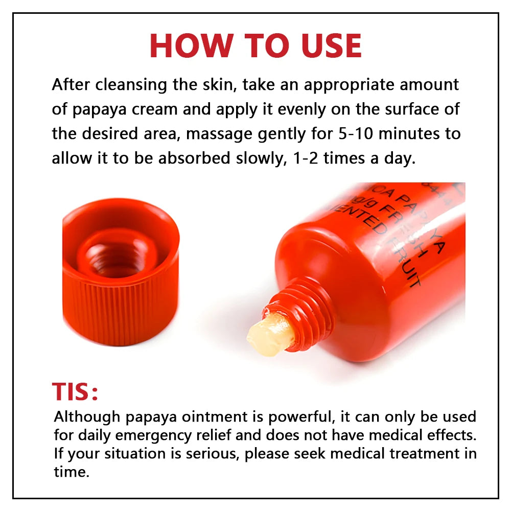 Face Care Lucas Papaw Ointment Balm Lipstick Moisturizing Anti Drying Multifunctional Hydrating Universal Cream Lip Balm Oil 25g