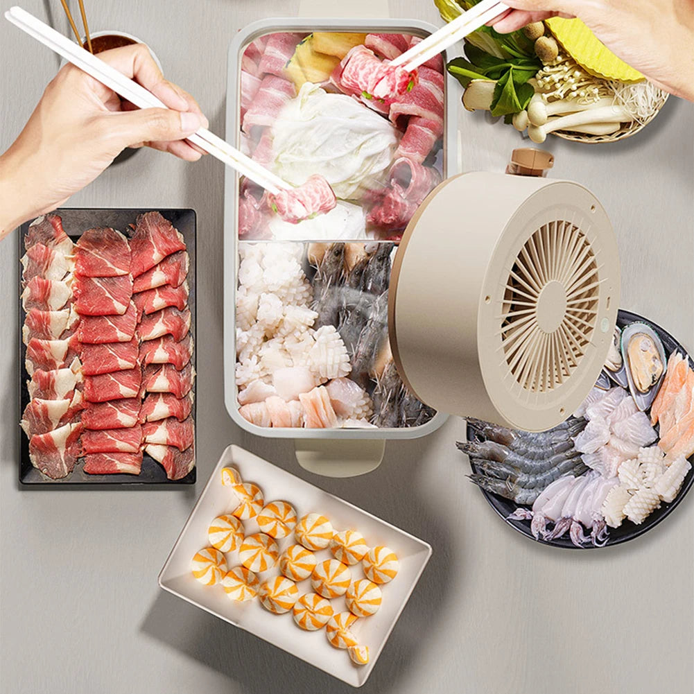 Hotte aspirante de bureau à angle réglable, chargement USB, petite hotte pour barbecue d'intérieur