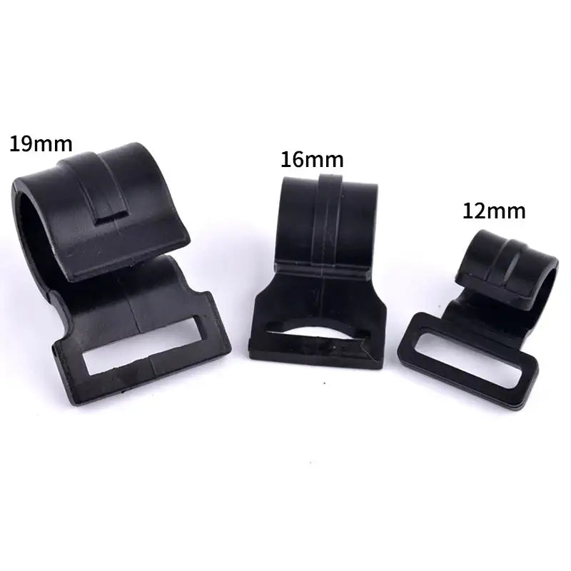 I.D 8/12/16/19mm Black Plastic Pipe Connector DIY Shelf Water Tube Joint Tent Fixed Connector Tee Four Way Elbow Straight Joint - Lootquake