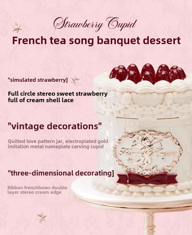 Rouge à lèvres Flowerknows Strawberry Cupid Cake Matte Velvet Lipgloss Lip Mud Makeup Korean Flower Know Lip Cream pour filles et femmes