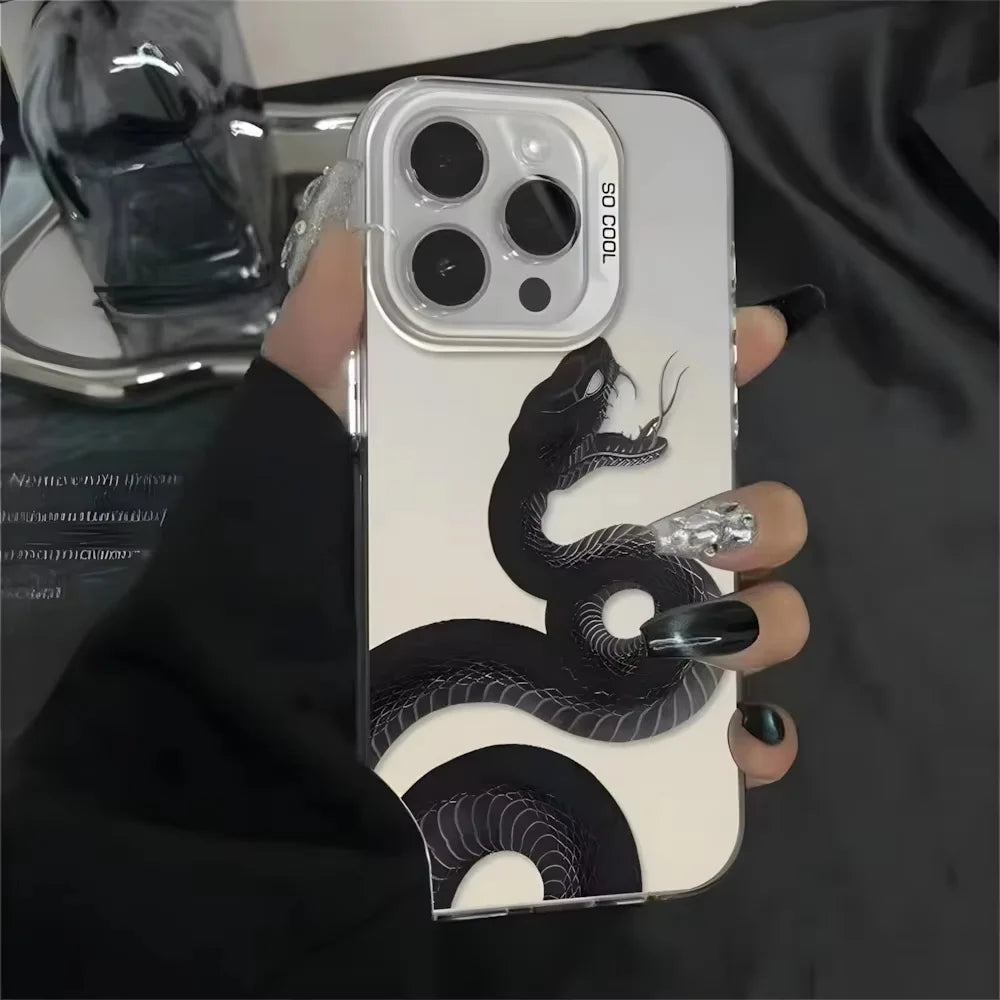 Funda para teléfono con estampado de leopardo