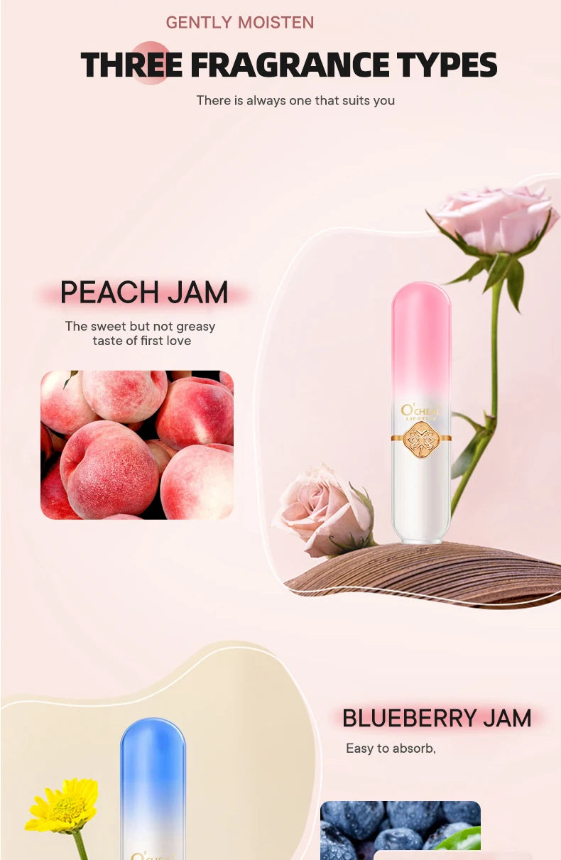 Rouge à lèvres hydratant au goût de fruits, neutre et naturel, soin des lèvres, utilisé pour hydrater et prévenir la sécheresse, soin de la peau des lèvres