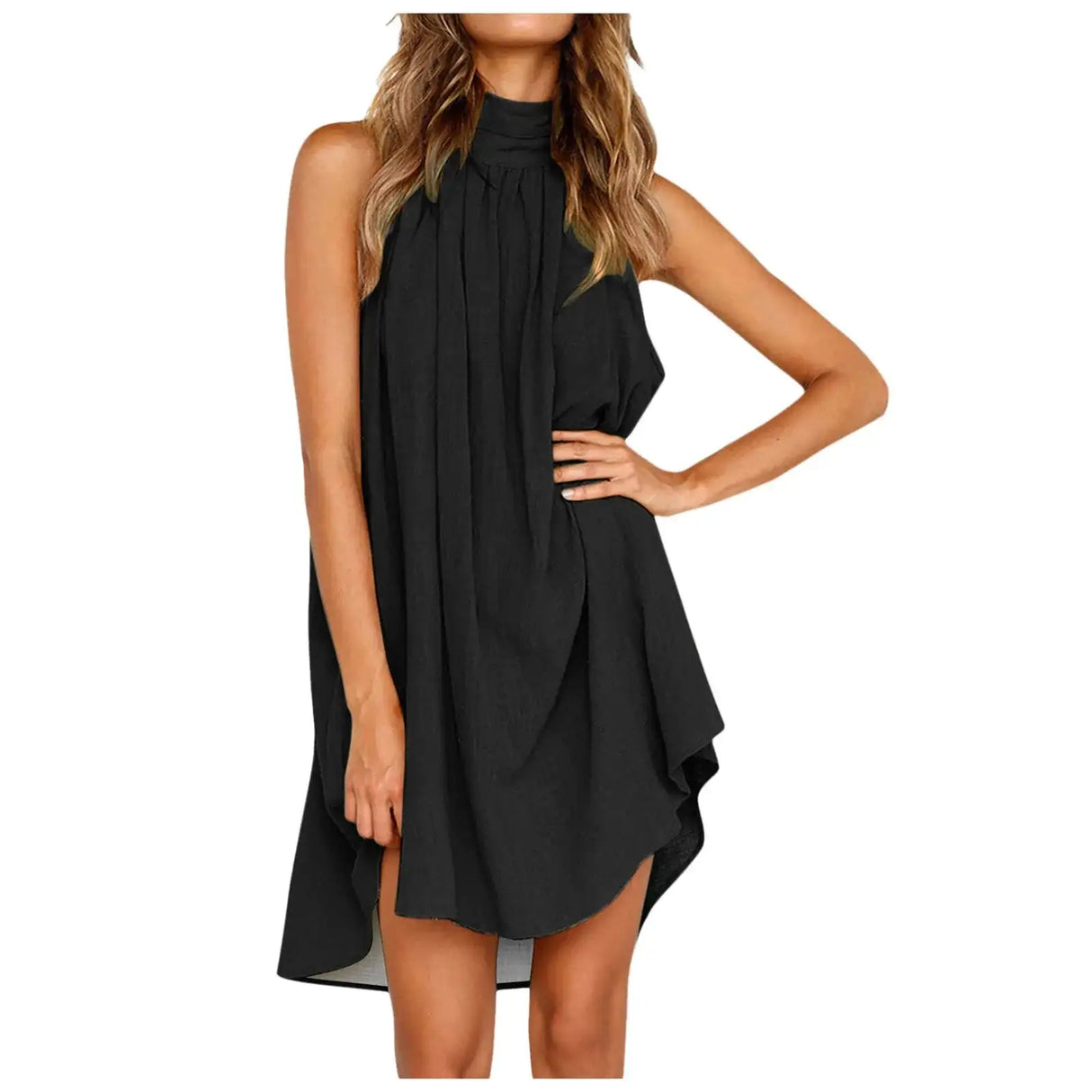 Dresses For Women Summer Casual Plus Size Ladies Casual Loose Long Dress Sleeveless Slit Long Vestidos Elegantes Para Mujeres - Lootquake