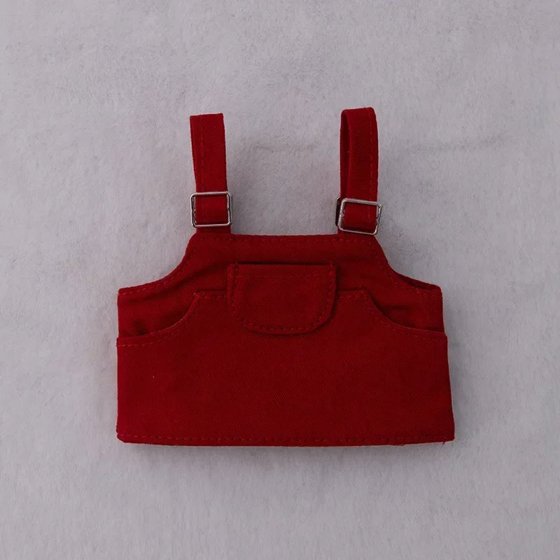 Vêtements de poupée Labubu Big Into Energy, combinaison d'été de remplacement avec chapeau de paille et ceinture pour Ropa Labubu