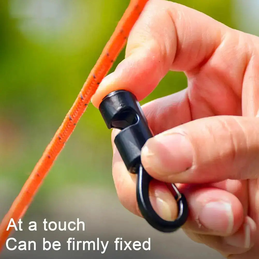 Multifunction Tent Rope Buckle Aluminum Alloy Tent Windproof Rope Hanger Portable Travel Kit Survival Buckles Tent Accessories - Lootquake