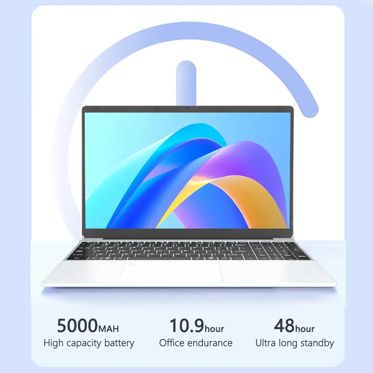 15.6 inch Business Laptop Intel N95 16GB RAM 1024GB SSD Cheap Portable Laptop With Fingerprint Bluetooth Camera for PS Office - Lootquake